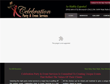 Tablet Screenshot of deluxecelebration.com